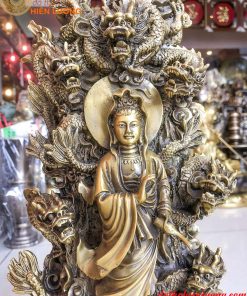 Tượng Phật Bà Và 9 Rồng Vây Quanh