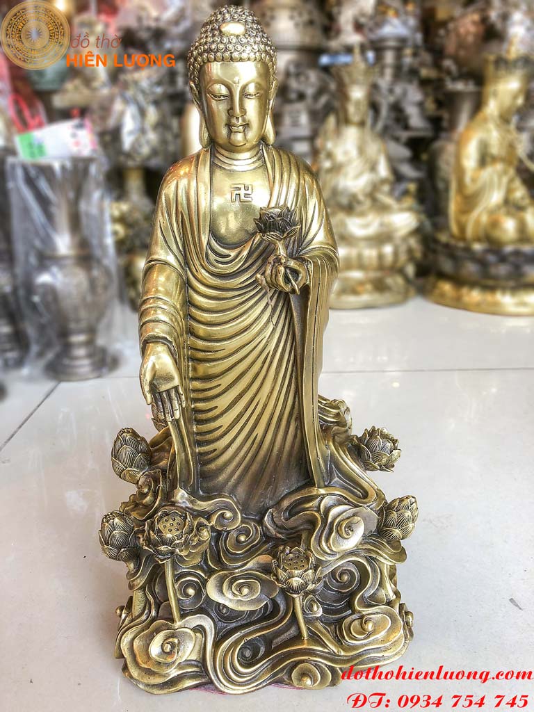 Tượng Phật Tổ Đứng Đài Sen