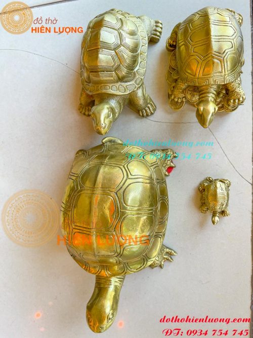Tượng rùa phong thủy bằng đồng