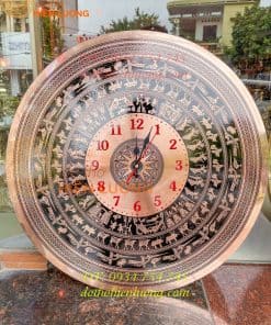 Đồng hồ mặt trống đồng bản đồ Việt Nam