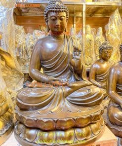 Phật dược sư cao 70cm bằng đồng