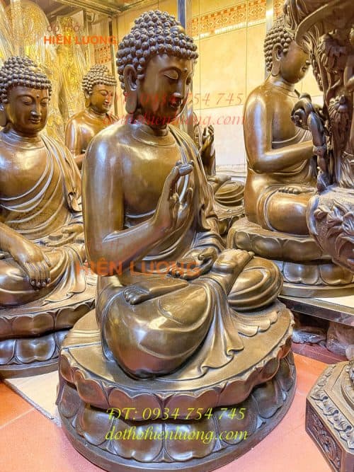 Phật dược sư giả cổ cao 70cm