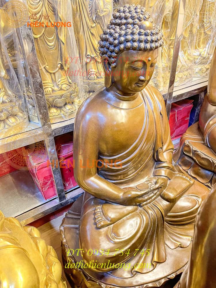 Phật dược sư bằng đồng 70cm