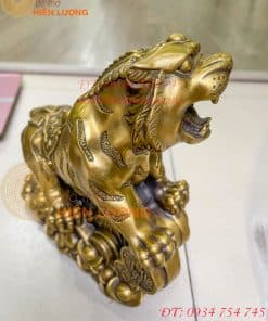 Tượng hổ phong thủy bằng đồng