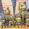 Tượng mèo phú quý bằng đồng phong thủy
