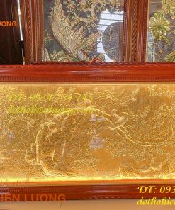 Tranh Vinh Hoa Phú Quý Dát Vàng Dài 170cm