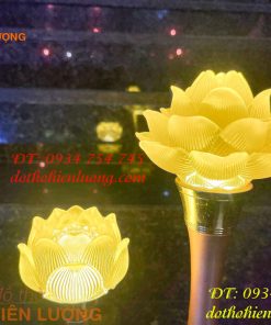 Đèn led hoa sen 1 bông thờ phật