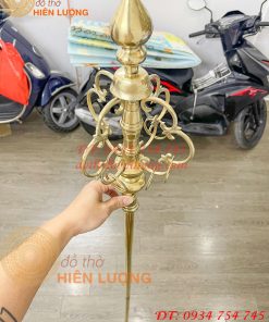 Gậy tích trượng có ren bằng đồng