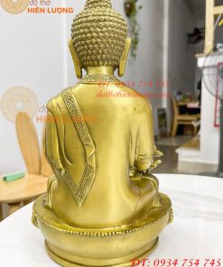 Tượng dược sư bằng đồng phong thủy cao 30cm