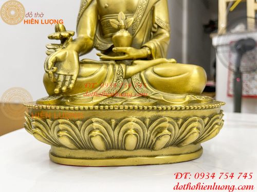 Tượng dược sư bằng đồng phong thủy cao 30cm