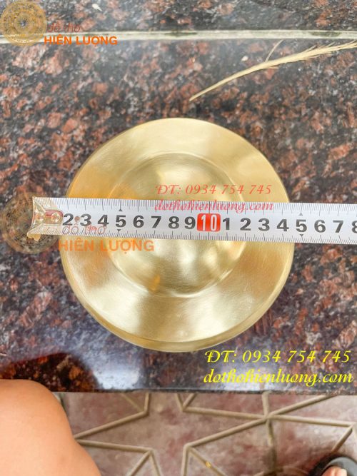 Bình bát bằng đồng gò tay thủ công