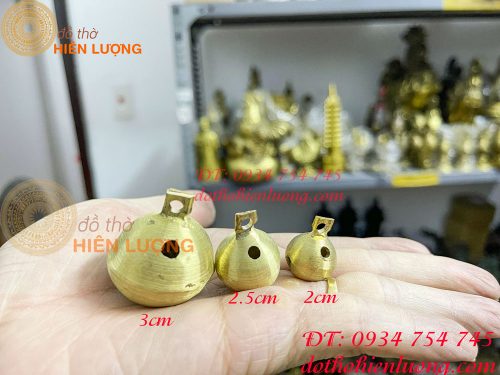 Sóc nhạc bằng đồng 3 cỡ