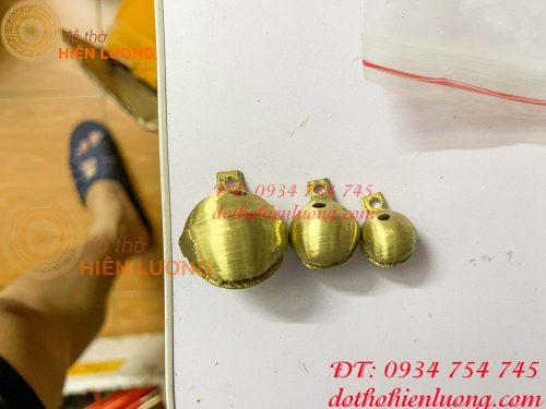 Chuông chó bằng đồng 3 cỡ