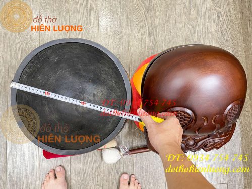 Bộ chuông mõ đồng đúc tụng kinh