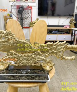 Đao rồng phong thủy bằng đồng dài 64cm