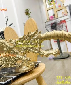 Đao rồng phong thủy bằng đồng dài 64cm