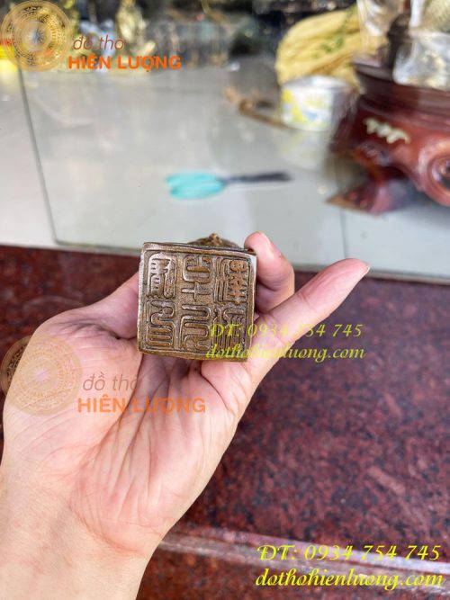 Phật thủ bằng đồng phong thủy cao 11cm