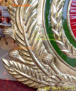 Huy hiệu công an bằng đồng gò tay