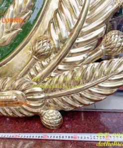 Huy hiệu công an bằng đồng gò tay
