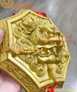 Mặt hổ phù bằng đồng 18cm phong thủy