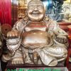Tượng phật di lặc khảm tam khí bằng đồng đỏ