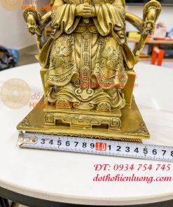 Tượng thiên hậu cao 27cm bằng đồng