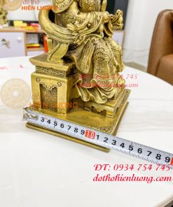 Tượng thiên hậu cao 27cm bằng đồng