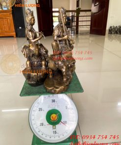 Văn thù phổ hiền bằng đồng phong thủy