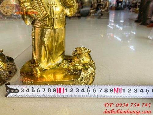 Tượng ông quản gia bằng đồng cao 26cm