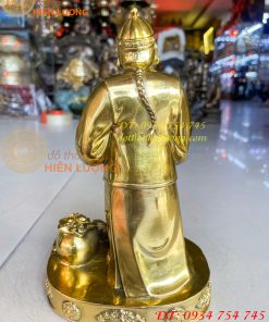 Tượng ông quản gia bằng đồng cao 26cm