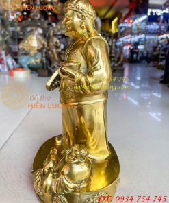 Tượng ông quản gia bằng đồng cao 26cm