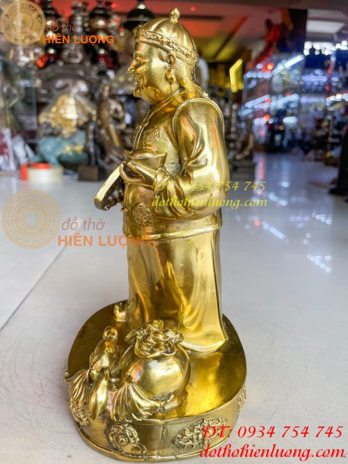 Tượng ông quản gia bằng đồng cao 26cm