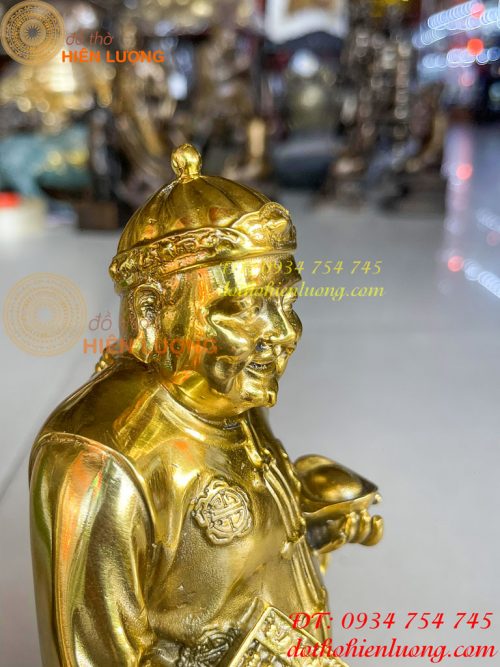 Tượng ông quản gia bằng đồng cao 26cm