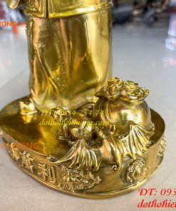 Tượng ông quản gia bằng đồng cao 26cm