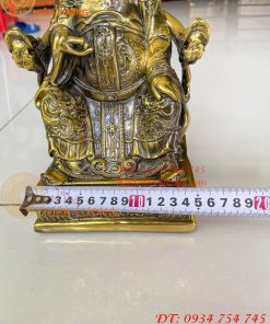 Tượng ông táo bằng đồng cao 26cm