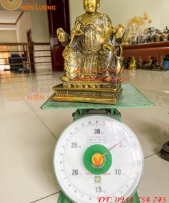 Tượng ông táo bằng đồng cao 26cm