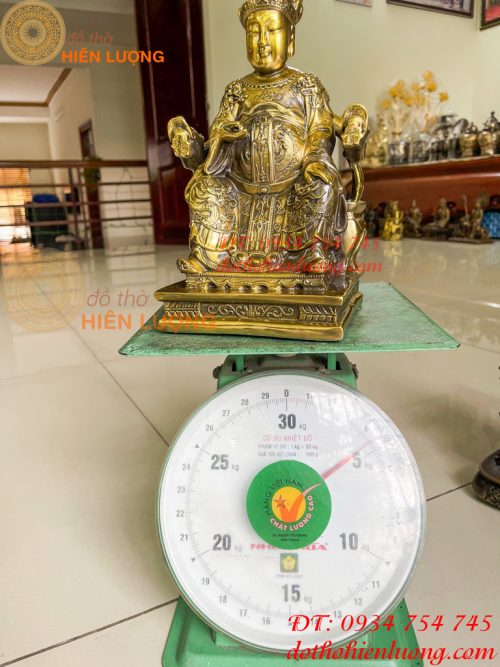 Tượng ông táo bằng đồng cao 26cm