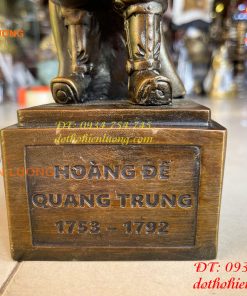 Tượng quan trung bằng đồng cao 30cm