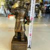 Tượng quan trung bằng đồng cao 30cm