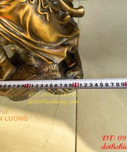 Tượng trần quốc tuấn cao 42cm bằng đồng cực đẹp