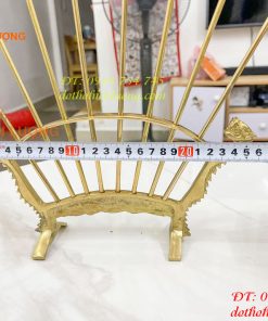 Bộ bát bửu chấp kích cao 40cm bằng đồng