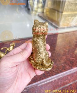 Bộ 12 con giáp bệ tiền cao 10cm bằng đồng phong thủy