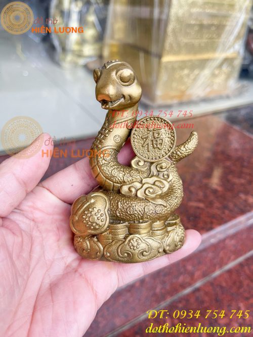 Bộ 12 con giáp bệ tiền cao 10cm bằng đồng phong thủy