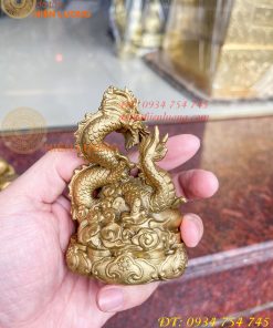 Bộ 12 con giáp bệ tiền cao 10cm bằng đồng phong thủy