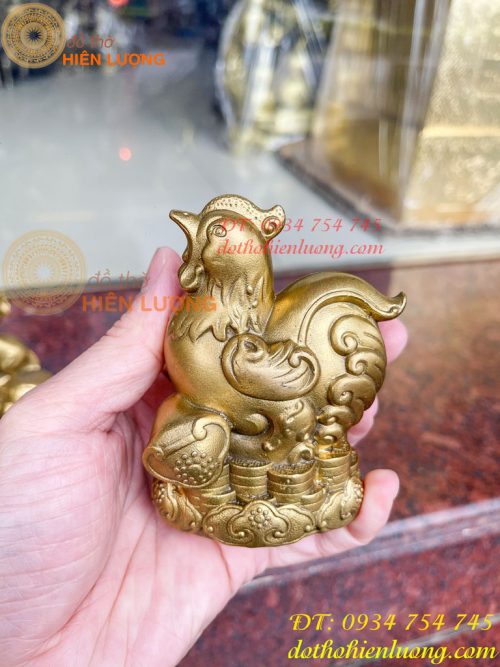 Bộ 12 con giáp bệ tiền cao 10cm bằng đồng phong thủy