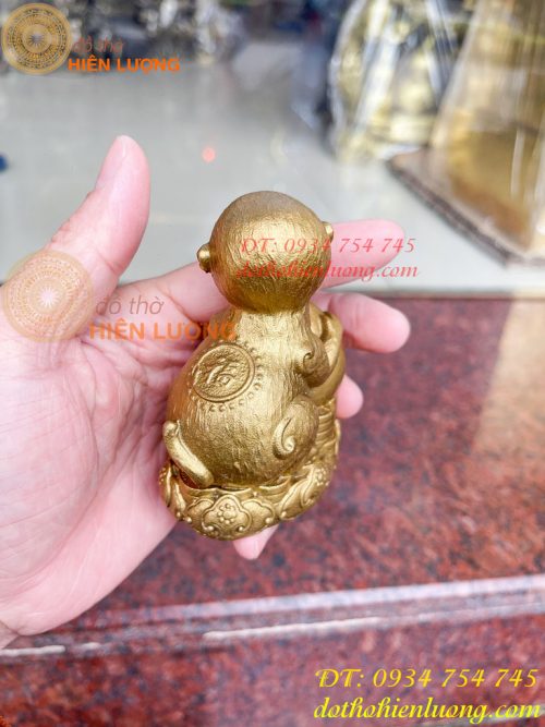 Bộ 12 con giáp bệ tiền cao 10cm bằng đồng phong thủy