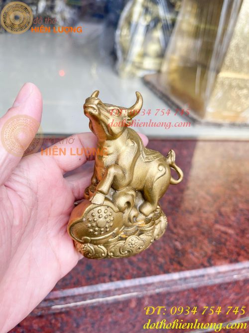 Bộ 12 con giáp bệ tiền cao 10cm bằng đồng phong thủy
