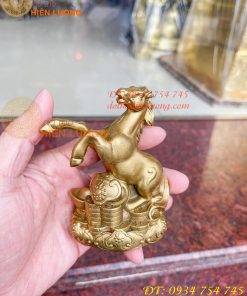 Bộ 12 con giáp bệ tiền cao 10cm bằng đồng phong thủy