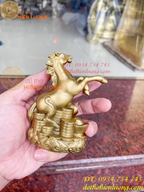 Bộ 12 con giáp bệ tiền cao 10cm bằng đồng phong thủy