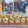 Bộ 12 con giáp bệ tiền cao 10cm bằng đồng phong thủy